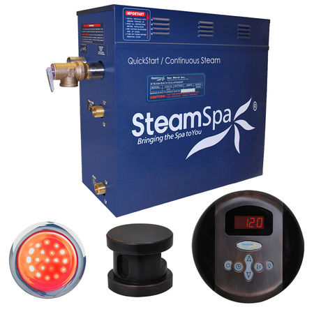 STEAMSPA Indulgence 4.5 KW Bath Generator in Oil Rubbed Bronze IN450OB